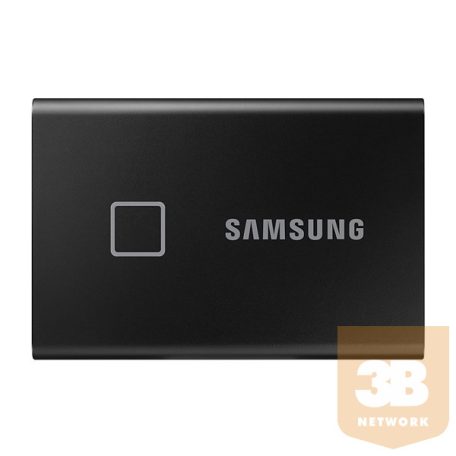 Samsung Külső SSD 2TB - MU-PC2T0K/WW (T7 Touch external Black , USB 3.2, 2TB)