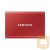 Samsung Külső SSD 2TB - MU-PC2T0R/WW (T7 Touch external, piros, USB 3.2, 2TB)