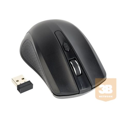 GEMBIRD MUSW-4B-04 Gembird Wireless optical mouse MUSW-4B-04, 1600 DPI, nano USB, black