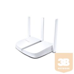   MERCUSYS Wireless Router N-es 300Mbps 1xWAN(100Mbps) + 3xLAN(100Mbps), MW305R