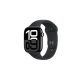 Apple Watch S10 GPS 46mm Jet Black Alu Case with Black Sport Band - S/M