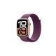 Apple Watch S10 GPS 46mm Rose Gold Alu Case with Plum Sport Loop