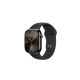 Apple Watch S10 Cellular 42mm Slate Titanium Case with Black Sport Band - S/M