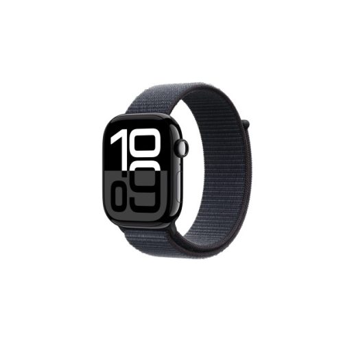 Apple Watch S10 Cellular 46mm Jet Black Alu Case with Ink Sport Loop