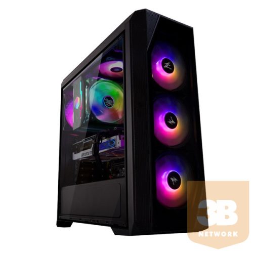 ZALMAN Ház Midi ATX N5 TF Tápegység nélkül, Fekete RGB