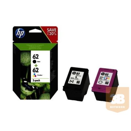 Készlet HP 62 4-pack fekete+ CMY