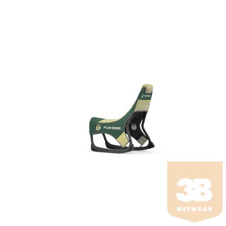 Playseat® Gamer Fotel - Champ NBA Edition Milwaukee Bucks (ergonómikus, gumitalp, tároló-zseb, vaj/zöld)