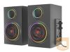 NATEC Genesis Speakers Helium 300BT 2.0 Bluetooth ARGB