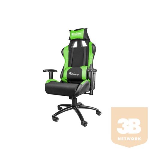 NATEC GENESIS NITRO550 GAMING CHAIR FEKETE-ZÖLD