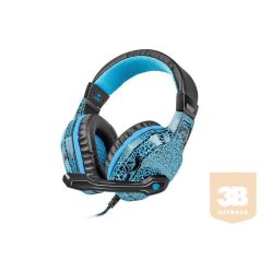  Fury Gaming Headset HELLCAT with microphone, LED, 2 x Mini Jack 3,5mm