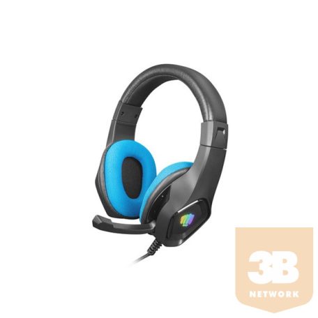 NATEC Fury gaming headset Phantom black-blue