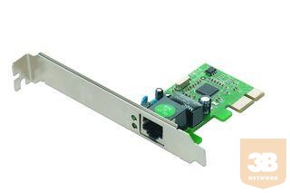 Gembird 1-GIGABIT PCI-Express Fast Ethernet Card, Realtek chipset