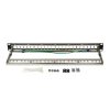 NET LogiLink 19 col 24-portos üres patch panel, 1U, fekete