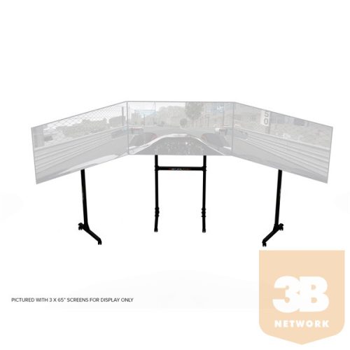 Next Level Racing Szimulátor kijelző állvány - Single Monitor Stand (3x 32-65" monitor számára)