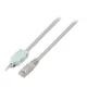 Krone 2 pólusú vizsgálódugó 2m (NLV) - RJ45