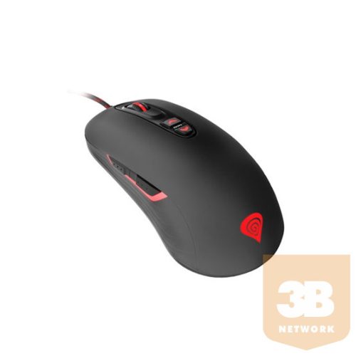 MOU Genesis Krypton 400 Gamer egér 5200 DPI - fekete