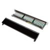 NET LogiLink Cat.6 patch panel 24-port 19" STP, fekete, EconLine