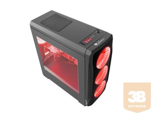 Genesis PC case TITAN 750 RED MIDI TOWER USB 3.0