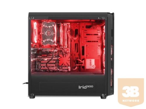 Genesis PC case IRID 300 RED MIDI TOWER USB 3.0