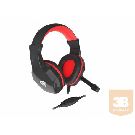 GENESIS Gaming headset ARGON 100 Stereo Black-Red