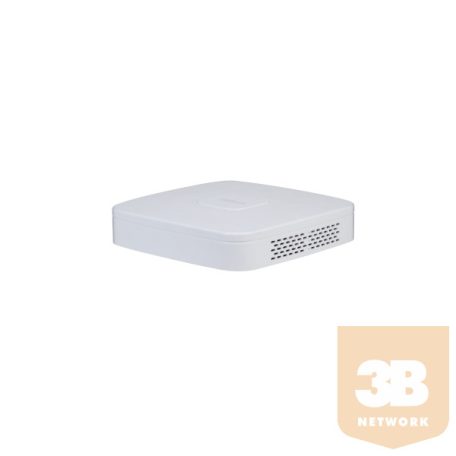 Dahua NVR Rögzítő - NVR4104-4KS2/L (4 csatorna, H265, 80Mbps rögzítési sávszélesség, HDMI+VGA, 2xUSB, 1x Sata)