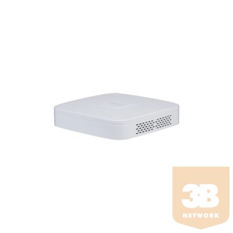 Dahua NVR Rögzítő - NVR4104-P-EI (4 csatorna, H265+, 4port PoE, 80Mbps, HDMI+VGA, 2xUSB, 1xSata, AI)