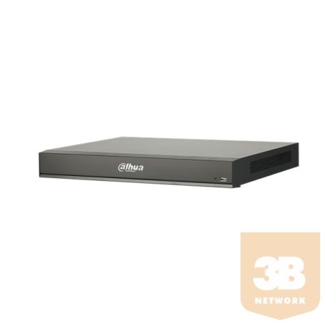 Dahua NVR Rögzítő - NVR5216-16P-I/L (16 csatorna, 16port af/at PoE; H265+, 320Mbps, HDMI+VGA, 2xUSB, 2x Sata, I/O; AI)
