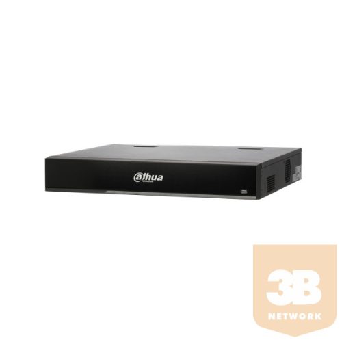 Dahua NVR Rögzítő - NVR5432-16P-I/L (AI; 32 csatorna, H265+, 320Mbps rögz., HDMI+VGA, 3xUSB, 4xSata, I/O; PoE 150W)