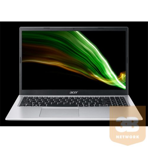 ACER Aspire A315-59-33YP, 15.6" FHD, Intel Core i3-1215U, 8GB, 256GB SSD, UMA, DOS, ezüst