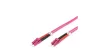 Optikai patch kábel LC-LC 50/125 OM4 duplex 1 m Violet 2 mm LSZH Cable