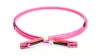 Digitus Optikai patch kábel LC-LC 50/125 OM4 duplex 2 m Violet 2 mm LSZH Cable