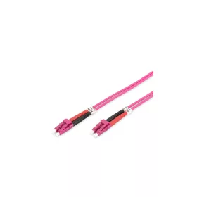   Optikai patch kábel LC-LC 50/125 OM4 duplex 5 m Violet 2 mm LSZH Cable