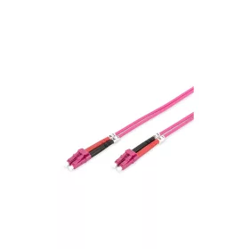   Optikai patch kábel LC-LC 50/125 OM4 duplex 10 m violet LSZH Cable