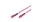 Optikai patch kábel LC-LC 50/125 OM4 duplex 10 m violet LSZH Cable