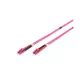 Optikai patch kábel LC-LC 50/125 OM4 duplex 20 m Violet 2 mm LSZH cable 95941