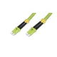 Optikai patch kábel LC-LC 50/125 OM5 duplex 3 m Zöld 2 mm LSZH kábel