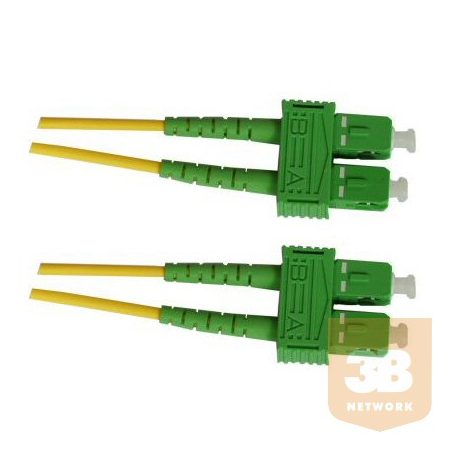 Optikai patch kábel SC/A-SC/A 9/125 duplex 1m