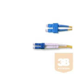 Optikai patch kábel SC-LC 9/125 duplex 1m