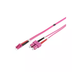 Optikai patch kábel SC-LC 50/125 OM4 duplex 10 m