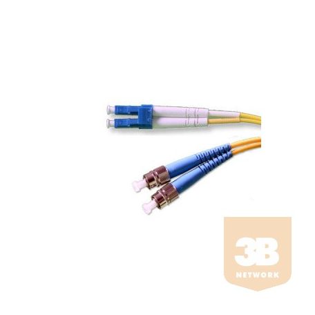 Optikai patch kábel ST-LC 9/125 duplex 2m