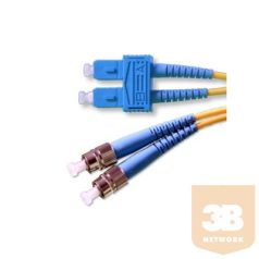Optikai patch kábel ST-SC 9/125 duplex 2m