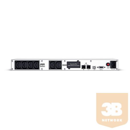 CYBERPOWER UPS OR600ERM1U (6xIEC C13) 600VA 360W 230V RACK szünetmentes tápegység + USB, LINE-INTERACTIVE