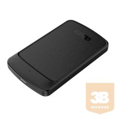   Orico Külső HDD/SSD Ház 2.5" - 2020U3-BK (USB-A3.0, Max. 7-9,5 mm, Max.: 4TB, fekete)