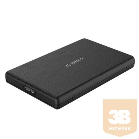 Orico Külső HDD/SSD Ház 2.5" - 2520C3-BK (USB-A3.0 to Type-C, Max.: 4TB, fekete)