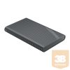 Orico Külső HDD/SSD Ház 2.5" - 2521U3-BK (USB-A 3.0, Max.: 4TB, fekete)