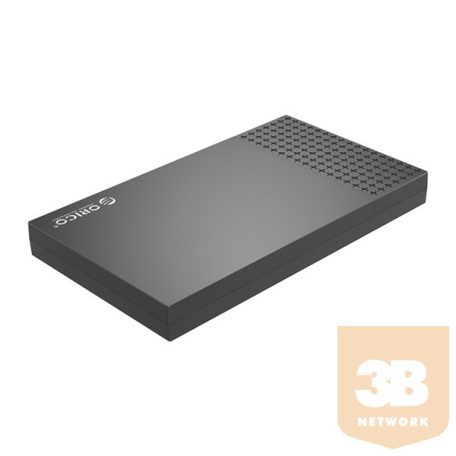 Orico Külső HDD/SSD Ház 2.5" - 2526C3-BK (USB3.1 Gen1 Type-C, Max.: 4TB, fekete)