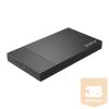 Orico Külső HDD/SSD Ház 2.5" - 2526C3-BK (USB3.1 Gen1 Type-C, Max.: 4TB, fekete)