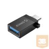 Orico csatlakozó átalakító - CBT-UT01-BK (USB-C to USB-A3.0, fekete)