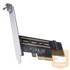 Orico PCI-E bővítőkártya - PSM2 (PCI-E 3.0 x4, Kimenet: M.2 NVMe, Max.: 2 TB, M-key)