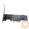 Orico PCI-E bővítőkártya - PSM2 (PCI-E 3.0 x4, Kimenet: M.2 NVMe, Max.: 2 TB, M-key)